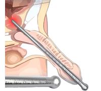 Urethral Dilator Masturbation Stainless Steel Penis Plug Urethral Sound Catheter Plug Prostate Stimulation Sound Device Trainer Smooth Metal Catheter Urethra Probes Dilators Erotic Sex Toys (Large)