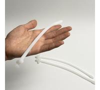Urethral Sound Sex Toys Catheters & Sounds-Urethra Sounding Stimulation for Men,Male Masturbation Rod Penis Plugs Urethral Training Packaging Safe Silicone Hollow Design (White, S)