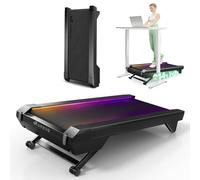 UREVO CyberPad Smart Walking Pad with 14% Auto Incline, Black