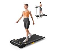 UREVO Treadmills for Home, Walking Pad with Large Running Area, Double Shock Absorption Under Desk Treadmill, Walking Treadmill with Remote Control and LED Display - Also Displays Step Count