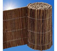UrFence 300x30 Flexible Willow Edging for Garden Borders - Flower Bed Fencing Roll - Tree Fence Surround - Driveway Path and Lawn Edging - Decorative Wood Panels - Wooden Garden Edging - Grass Border