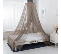 UrGarding Queen Size Silver Coated Mesh Radiation Protection Canopy, Polyester, Round, Hand Wash Only