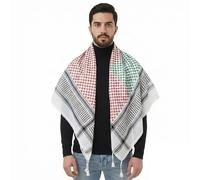 URGARMENT Palestinian Keffiyeh Scarf, Tassel Palestine Scarf Shemagh Tactical Head Neck Wrap for Men and Women
