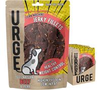 URGE Lean Machine Jerky Fillets Dog Treats - 8 x 100g Bags - 100% Natural Beef & Pear - Low Fat, High Protein - 100% Grain Free - Supports Healthy Weight Control