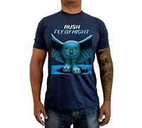 URGE Rush Fly by Night ver. 1 Album Cover T-Shirt (Black, Purple, Navy) S-5XL