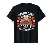 Urgent Care Gobble Crew Nurse Turkey Fall Design T-Shirt