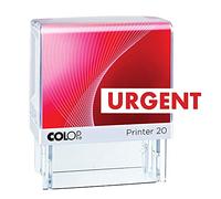 Urgent Colop P20 Self Inking Office Stationary Custom Rubber Stamp Mini Stamper Personlized Red 14 X 38 Mm