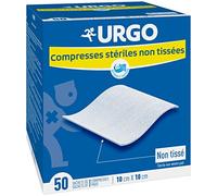 Urgo Non-Woven Sterile Compresses 10cm x 10cm 50 Sachets of 2 Compresses