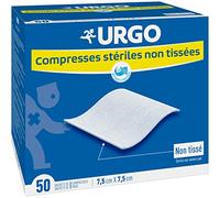 Urgo Sterile Compresses 7,5 x 7,5cm 50 Sachets of 2 Non Woven Compresses