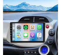 Urhause 10" Android 13 Car Stereo Radio NAVI Compatible for Honda Fit Jazz 2007-2013, 2 + 32G HD Touch Screen Car Radio with Wireless Carplay Android Auto GPS WiFi Bluetooth SWC Backup Camera Mic