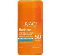 Uriage Stick Solar Invisible SPF50+ - UVA/UVB Protection with High Tolerance - with Astaxanthin and Vitamin E - Glowy Effect and Invisible Finish - Ideal for Sensitive Areas - Suitable for All