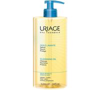 Uriage Cleansing Oil for Sensitive Skin - 1 Litre, Soap-Free & Hypoallergenic Face & Body Cleanser