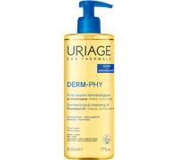 Uriage Derm-Phy Shower Oil With Glycerin 25%, 2-In-1, Gently Cleanses & Moisturizes, Foaming Shower Oil For The Whole Family, Face & Body, Lovely Fragrance, Soap-Free, Physiological Ph, Sensitive Skin