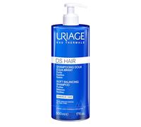 Uriage DS Hair Soft Shampoo with Edelweiss 500ml - Deeply Purifies & Soothes - Leaves Hair Soft & Shiny - Fresh & Floral Scent - Everyday Wash - Suitable for Sensitive & Irritated Scalps - Soap-Free
