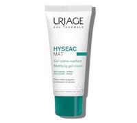 Uriage Hyseac Mat Mattifying Gel Cream - Reduces Skin Shine, Absorbs Excess Sebum & Tightens Pores - Primer & Moisturizer For Combination to Oily Skin - Ideal Makeup Base - Light & Fresh Cream - 40ml