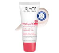Uriage Roseliane Anti-Redness SPF30 Face Cream 40ml - Soothes, Hydrates, Reduces Redness of Sensitive Skin - With Shea Butter - Long-lasting Comfort & Sun Protection - Non-comedogenic (NEW PACKAGING)