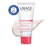 Uriage Roséliane Anti-Redness Face Cream 40ml - Soothes, Hydrates, Reduces Redness of Sensitive Skin Prone to Rosacea - With Shea Butter & Ginseng - Rich Cream, Long-lasting Comfort - Non-comedogenic