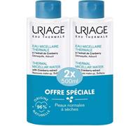 Uriage Thermal Micellar Water for Normal-Dry Skin 2 x 500ml Pack