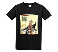 Uriah Heep Fallen Angel T-Shirt Graphic Unisex Tee Shirt Black XL