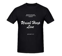 Uriah Heep Live Summer T Shirts For Men Round Neck X-Large