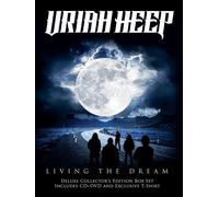 URIAH HEEP - LIVING THE DREAM (CD+DVD+T-SHIRT GRÖßE L BOXSET) 2 CD+DVD NEW