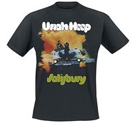 Uriah Heep Salisbury Men T-Shirt Black L, 100% Cotton, Regular