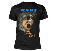 Uriah Heep T Shirt Very Eavy Black Mens Unisex Rock Metal Tee
