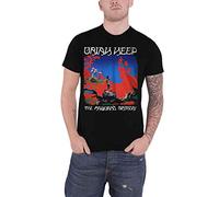 Uriah Heep The Magician's Birthday Men T-Shirt Black L, 100% Cotton, Regular