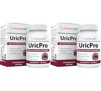 UricPro Uric Acid Cleanse Supplement | Tart Cherry, Turmeric, Celery, Bromelain, Cranberry & More | Non-GMO | 60 Vege Capsules (Pack of 2)