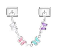Urijk Italian Charm Bracelet - Modules Fits All Classic 9mm Italian Style Charm Bracelet 9mm Italian Link Charm Charm Bracelets For Women Italian Charm Bracelet Charms Women's Charms - A18