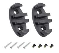 URIMPAVIDO 2PCS Kayak Anchor Cleat Black Nylon Zig Zag Cleats with Screws for Canoes Fishing Boat Deck Kayak Tie Rope Accessories