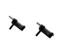 URIMPAVIDO 2PCS RC Airplane Canopy Hatch Lock Latch for RC Plane Helicopter Aircraft Hatch Door Cockpit Cover Fixed Accessories (23.5x13x8mm Black)