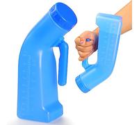 Urinal Bottle Portable Toilet Male Plastic Pee 1L Urine Bottles with Screw Lid Wee Potty for Travel Tent Camping Emergency