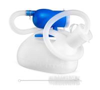 Urinal Bottles for Men, 2000ml Thick Portable Male Urinal Bottle with Lid and 1.6M Hose Pee Bottle Spill Proof Mens Urine Bottles for Travel Hospital Car Camping