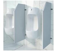 Urinal Divider Partition for Bathroom/Toilet, Wall-Mounted Bathroom Urinal Divider for Men's, Restroom Partitions Screen for Hotel, School, Shopping Malls, Public Places