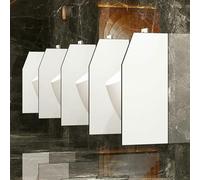 Urinal Divider Partition for Restrooms, Wall-Mounted Urinal Screen for Schools, Malls, and Public Places