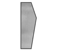 Urinal Divider Partition,Urinal Baffle Urinal Screen Toilet Partition,Wall-Mounted Men's Urinal Privacy Screen,Bathroom Partition Protection Screen,for Schools/shopping Malls/publi (Black 2pcs)