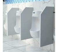 Urinal Divider Privacy Screen,Stainless Steel Urinal Privacy Screen Partition - Restroom Baffle Partitions for Men, Ideal for Hotels, Schools & Bars - Durable Toilet Partition Solution