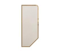 Urinal Divider Privacy Screen, Urinal Partition Wall Mounted Stainless Steel Frame Tempered Glass Multicolor 1-5 pcs(Rose Gold,1pcs)