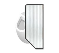 Urinal Divider Privacy Screen,Wall-Mounted Urinal Screen Divider, Rose Gold Privacy Baffle for Men's Restrooms, 40x150cm/15.7x59in, Ideal for Malls & Public Toilets, Stylish & Functional