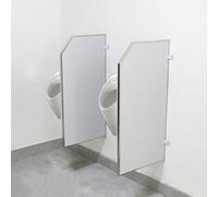 Urinal Divider Screen with Aluminum Edging for Public Restrooms