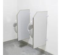 Urinal Divider Screen with Aluminum Edging for Public Restrooms