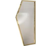 Urinal Divider, Wall-Mounted Men's Urinal Screen Toilet Partition Panel, for Schools, Shopping Malls, Public Places, Gold