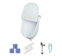 Urinal For Garage, Wall Mounted Urine Dispenser | Overflow Urinal with Lid for Men Outdoor Garage Camping Backyard