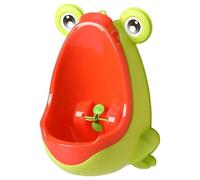 Urinal for Toddlers Boys Frog Urinal Potty Training 13x11" Wall Hanging/Suction Cup Toddler with Aiming Target at Home, Kindergarten, Preschool