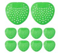 Urinal Mat - Anti-Clogging Filters | Scented Pads for Men | Pack of 10, Size 19 x 17 cm, PP + Active Agent + Oil, Lasts Up to 30 Days Each, Environmentally Friendly for Cas