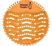 Urinal Mats Scented 10 Pack - Anti-Splash Urinal Screens, Odour Neutraliser & Deodoriser Pads, Long Lasting Urinal Blocks, Fits Most Commercial & Home Urinals - Mango