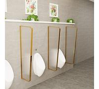 Urinal Partition 2-Piece, Glass Divider for Bathroom, Creative Restroom Wall, Stylish Hard Glass Room Divider for Modern Spaces