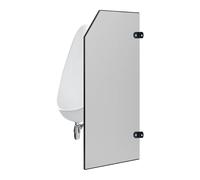 Urinal Partition,Bathroom Partition,Toilet Protection Divider,Wall-Mounted Urinal Screen Toilet Partition for Hotel,Schools,Shopping Malls Public Places,1 PCS