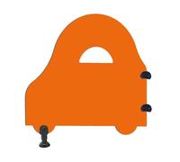 Urinal Partition, Child Urinal Divider Screen Panel, Toilet Protection Screens, Floor-Mounted Urinal Baffle 60 X 60cm, for Kindergarten/Schools(Orange,3pcs)